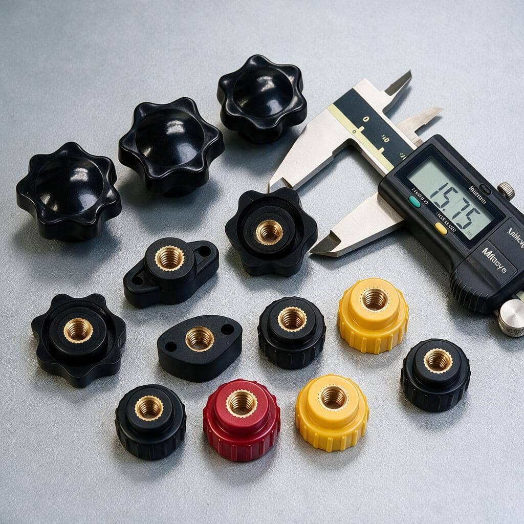 brass insert molding plastic parts with threaded inserts by KTM Mold