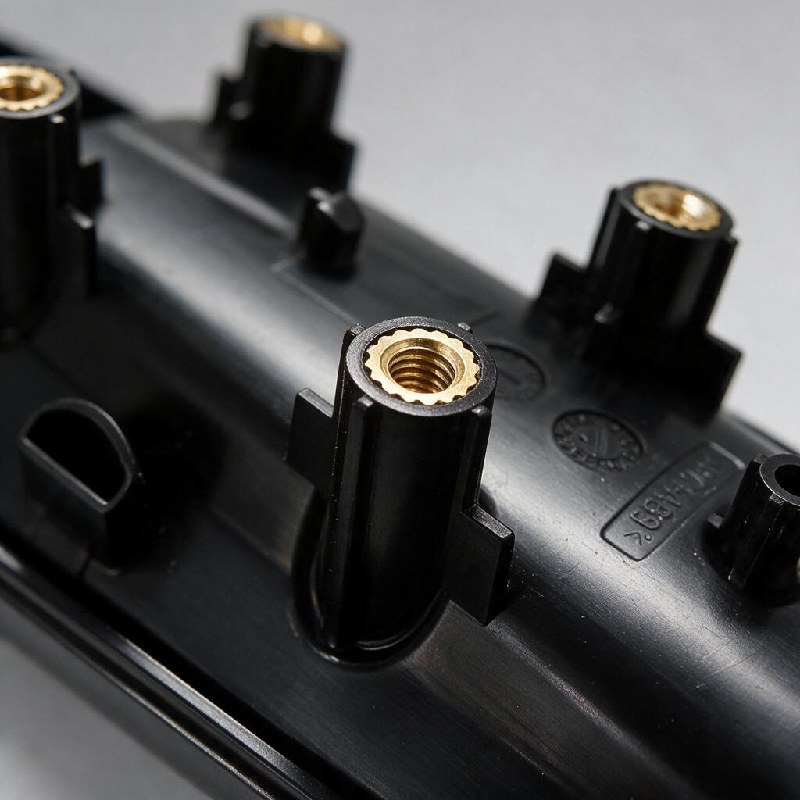 knurled brass threaded inserts for insert molding