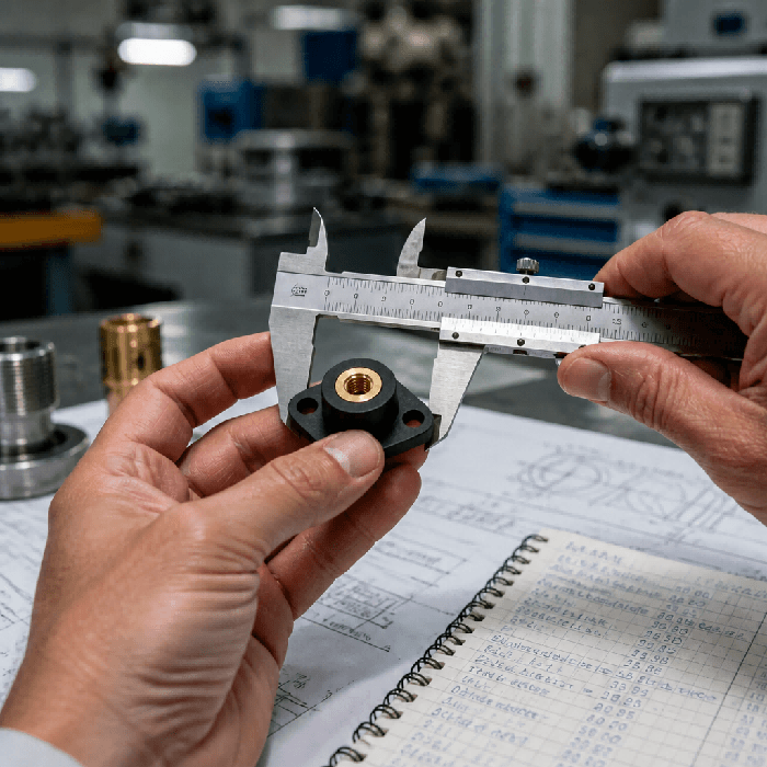 quality-inspection-for-custom-brass-insert-molding-parts