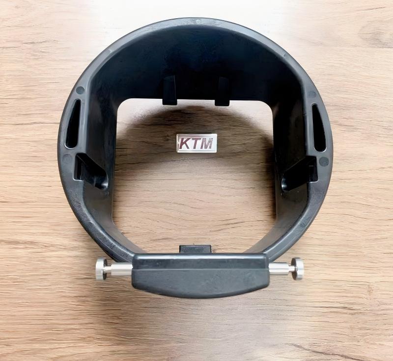 stainless steel insert molding component close-up