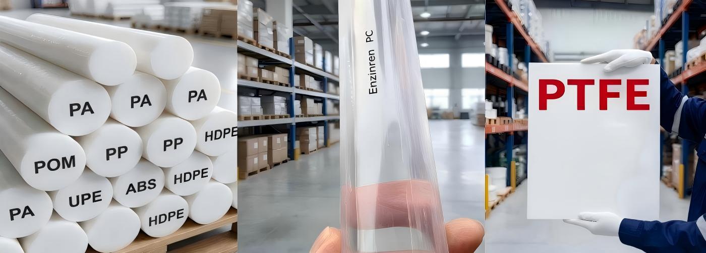 Best plastics for CNC machining selection matrix POM PEEK PTFE HDPE PP