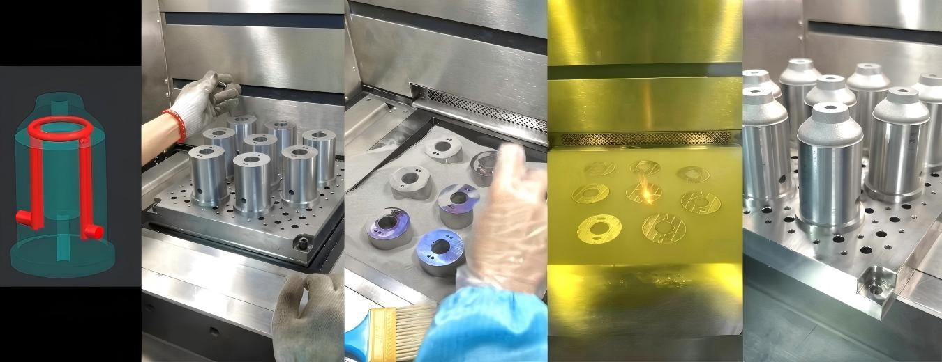 Grafted-construction-conformal-cooling-insert-—-CNC-machined-steel-base-with-DMLS-3D-printed-cooling-top