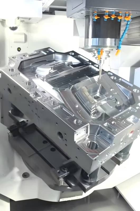 Custom-injection-mold-components-for-cavitiy-machined-on-a-5-axis-CNC-at-KTM-factory