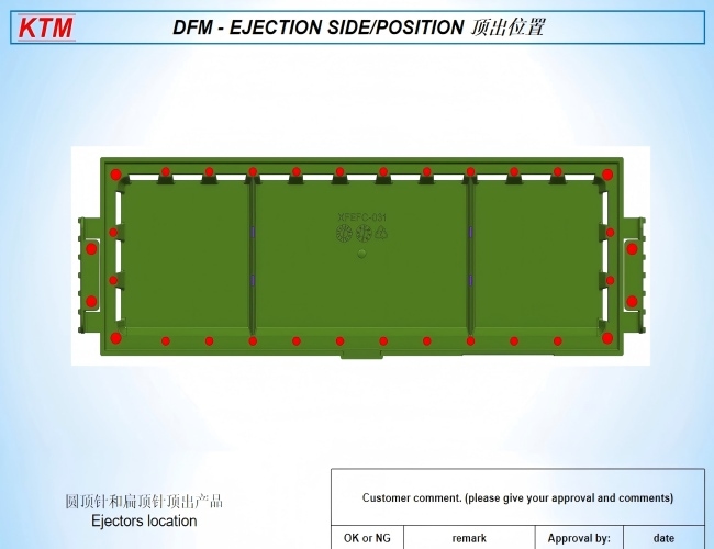 DFM-review-of-an-automotive-injection-molding-part-checking-draft-angle-ejectors-and-gate-location-before-steel-is-cut.