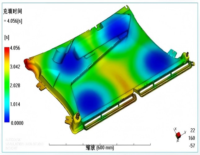 Moldflow-fill-and-warpage-simulation-for-a-complex-glass-filled-automotive-part