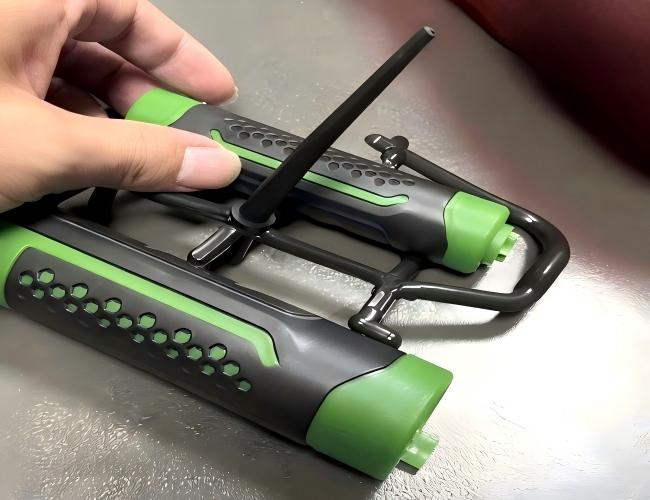 Overmolding-tooling-bonding-soft-touch-TPE-onto-automotive-grips-and-sealed-connectors.