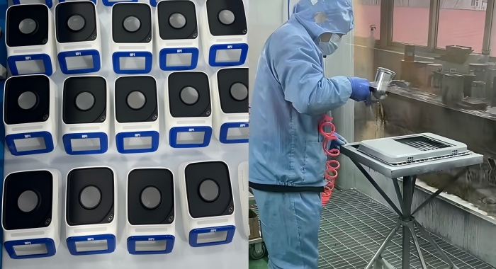 Surface-finishing-for-vacuum-cast-parts-including-painting-silk-screen-electroplating-and-polishing-at-KTM