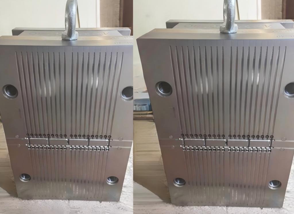hot-runner-to-cold-runner-gating-layout-for-cable-tie-mold