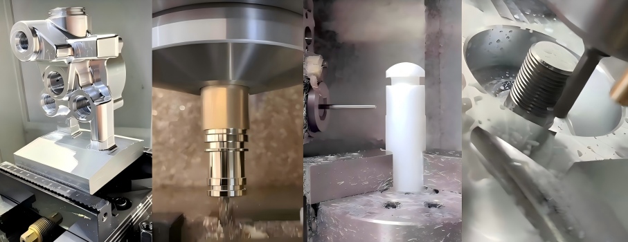 titanium-Ti-6Al-4Vand-PEEK-and-copper-precision-cnc-machining-parts-for-medical-automotive-and-aerospace-use
