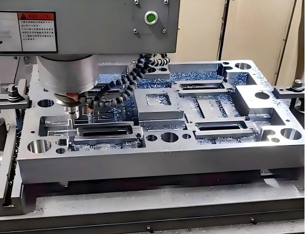 CNC machining of an injection mold cavity insert