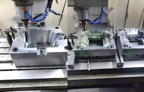 KTM Fanuc CNC and Sodick EDM machining for an injection mold