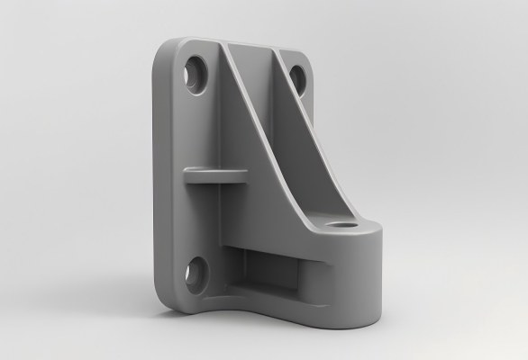 KTM glass-filled PA6 industrial bracket from a rapid mold