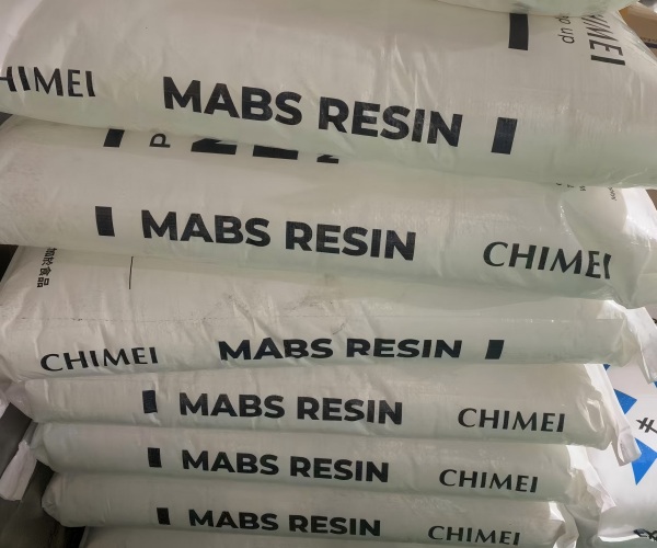 CHIMEI MABS resin bags for specified-grade molding trials