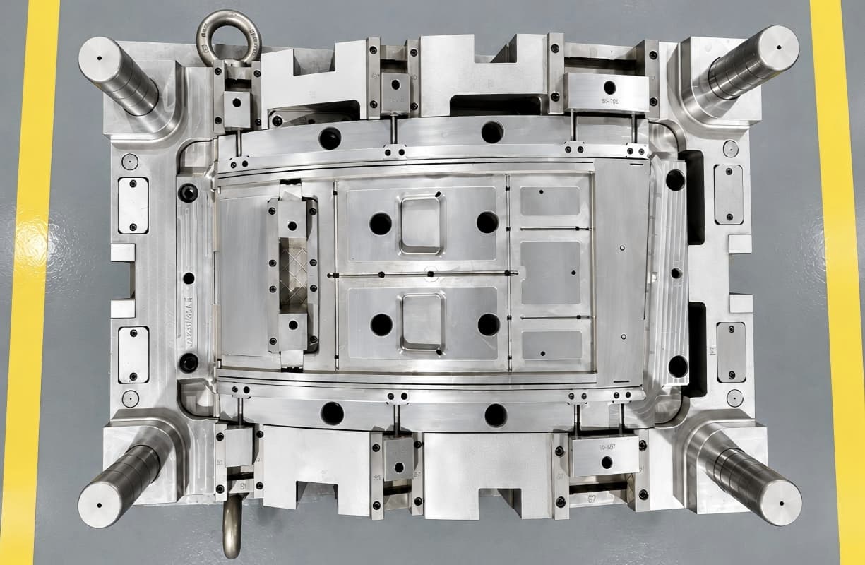 Aerospace injection molded housings, brackets and interior trim components