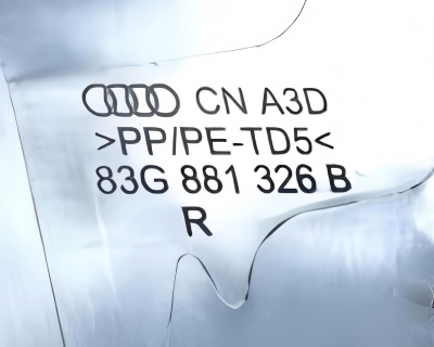 KTM project automotive seat cover with Audi mark